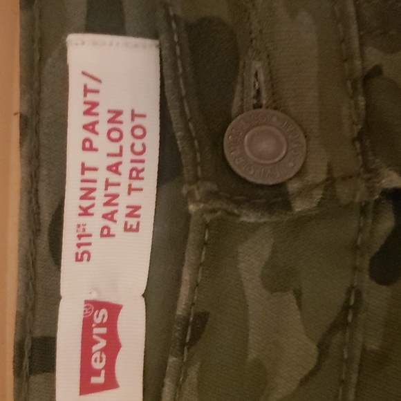 Levis 511 Skinny Camo Jean Stretch Pantalon - Picture 4 of 7